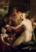 Hans von Aachen, Bacchus, Ceres and Amor.